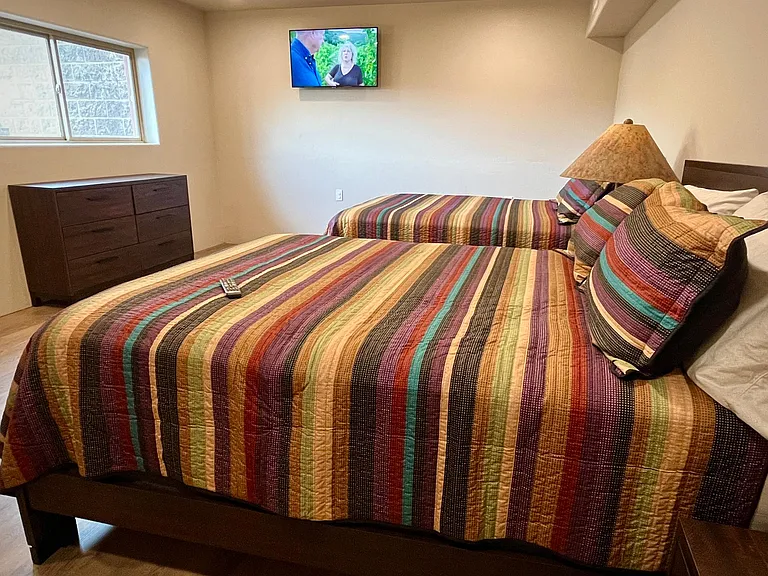 Lower Studio (Can be configured as a Bedroom (Shown) or Large Office)