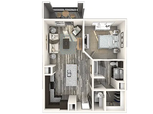 Floor plan A1D