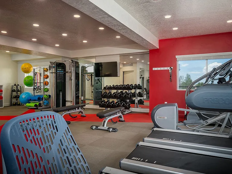 Fitness Center is equipped