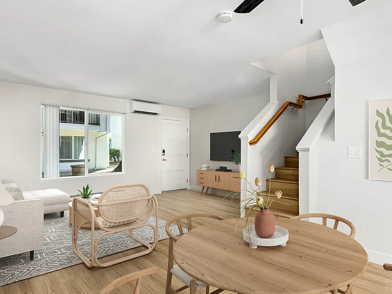 Living Room with Hard Surface Flooring