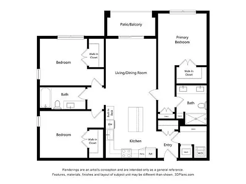 Floor plan D1