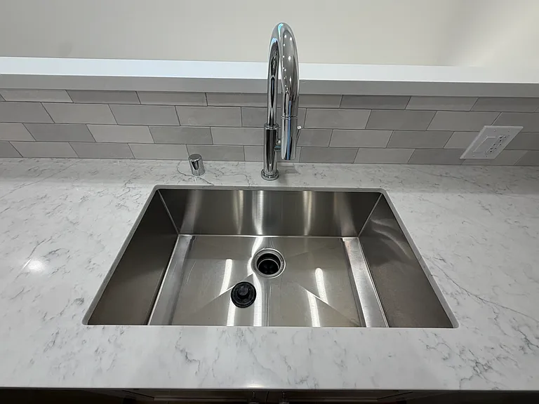 Stainless steel sink and appliances