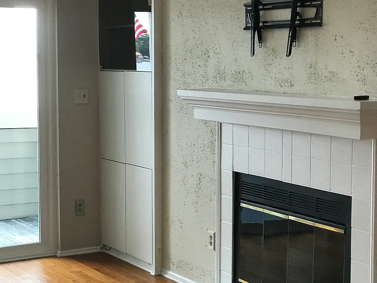 Wood burning fire place
