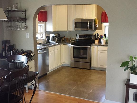 Kitchen view from living room