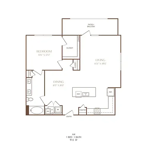 Floor plan A4