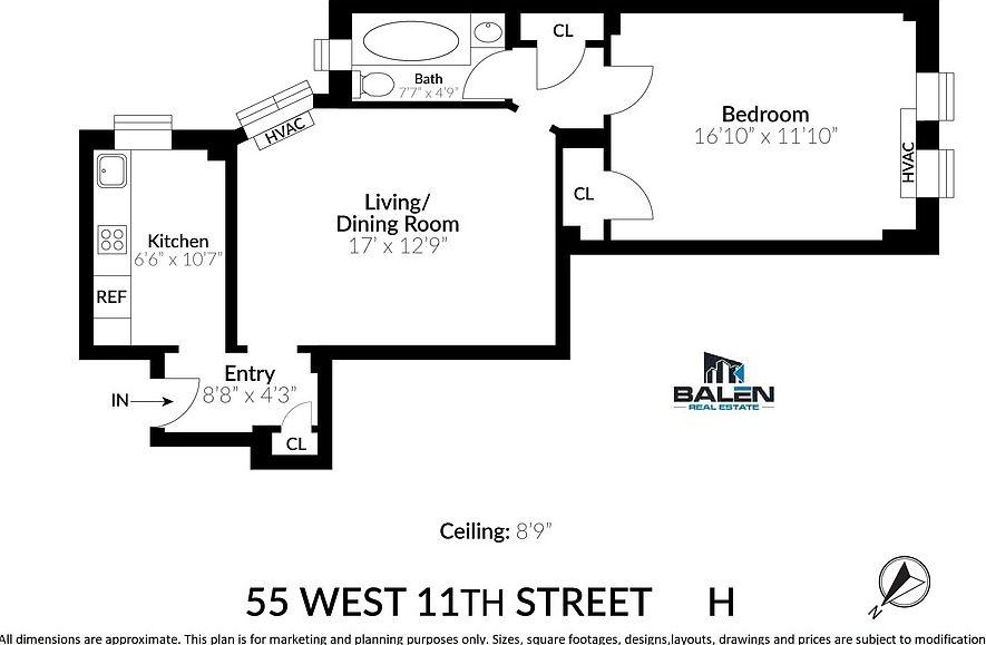 2nd image of 55 W 11th St APT 3H