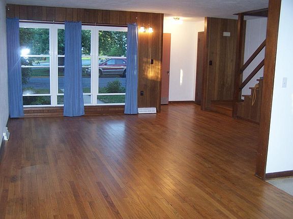 Living room showing beautiful hardwood floors