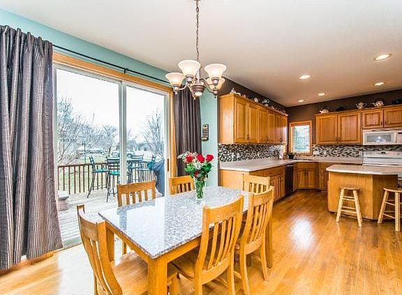 Informal Dining area walks out to your backyard deck