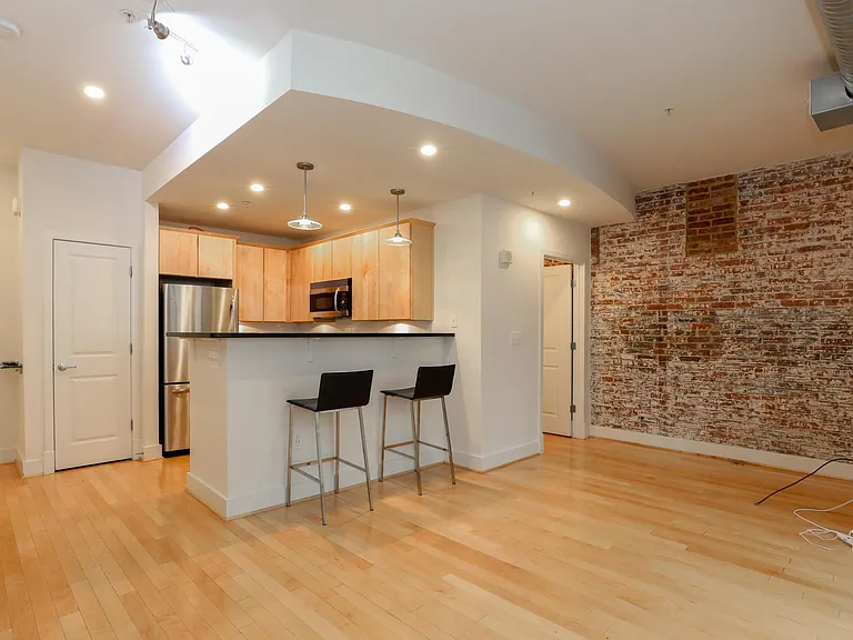 Kitchen and living room