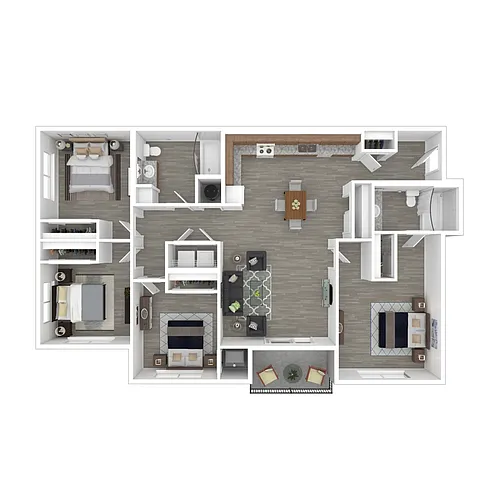 Floor plan 4 BED