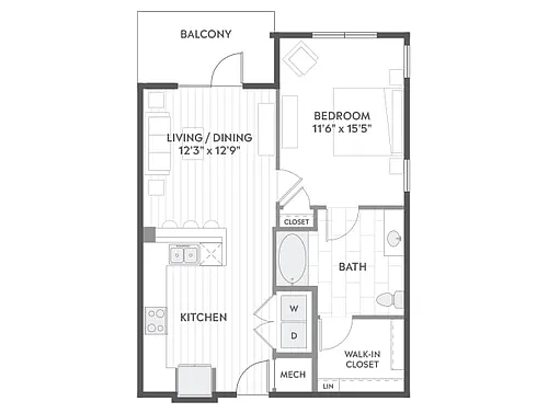 Floor plan A3b