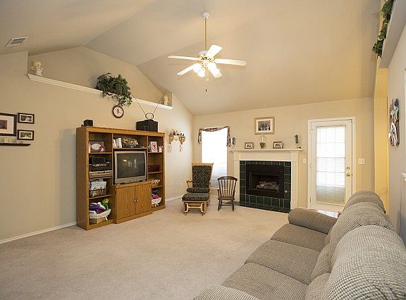 Fabulous fireplace to cozy up to