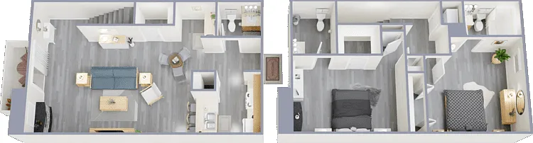 2x2 TH Floorplan Diagram