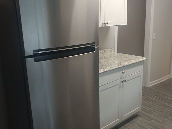New Refrigerator & Hardwood Floors