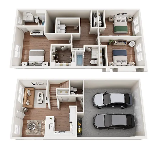 Floor plan 2B 25B1 A