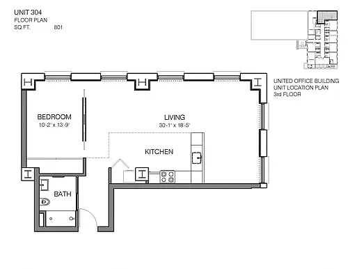 Floor plan 304