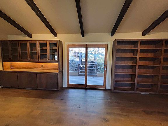 Built in cabinets & bookcase