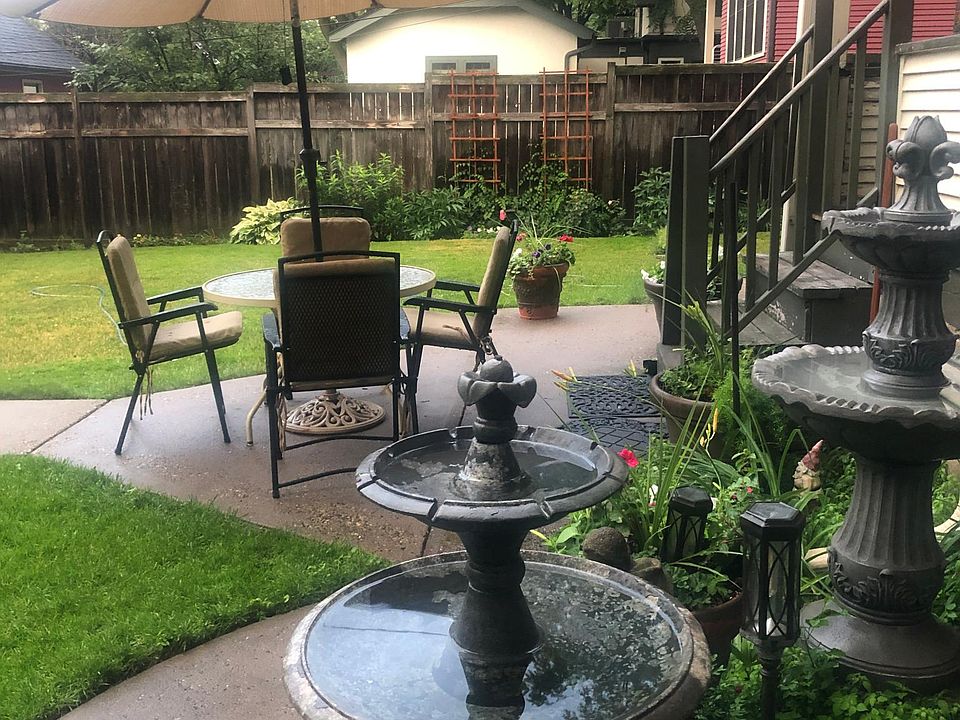 Outdoor patio area