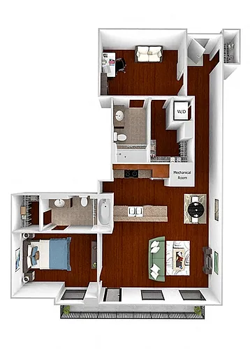 Floor plan B2 (Flats)