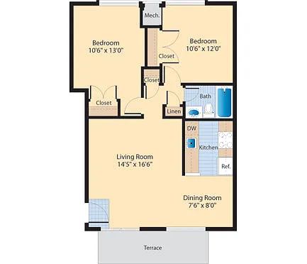 Floor plan B1