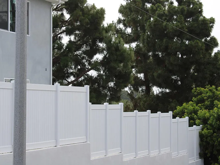 street view. completely fenced in