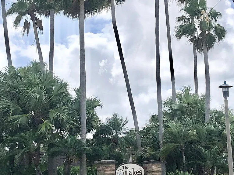 Neighborhood front entry .. around corner from unit