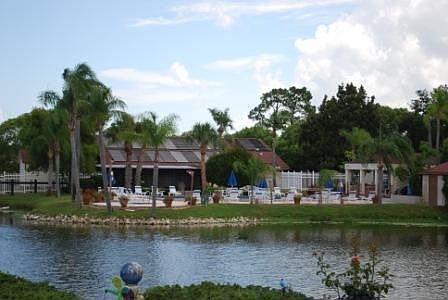 Heated Community Pool View.
