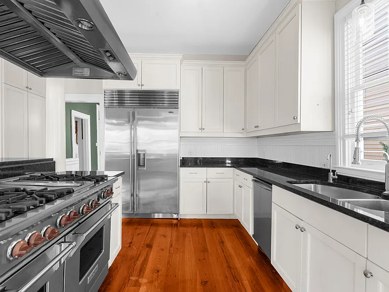 Kitchen with Built-In Cabinets