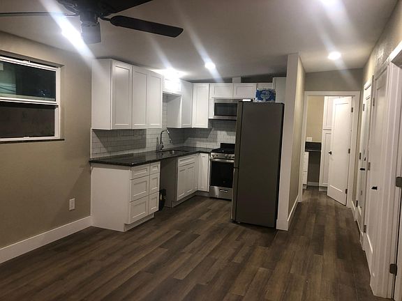 Kitchen/hallway from living room