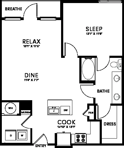 Floor plan A1F
