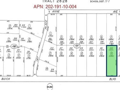 LOT 222 Buick Blvd, California City, CA, 93505