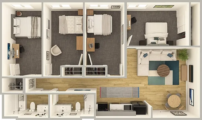 4 bed, 2.0 bath, $4,840 — Photo 3