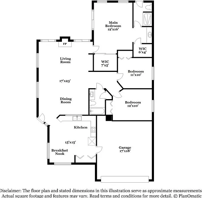 3 bed, 2.0 bath, 1425 sqft, $2,530 — Photo 2