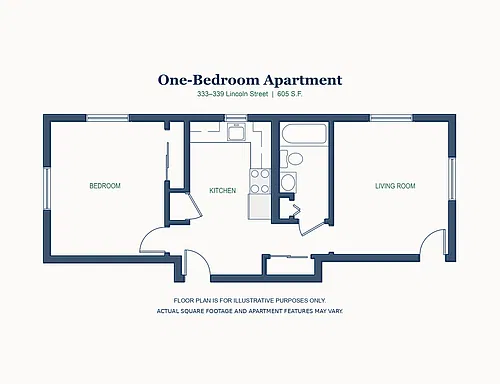 Floor plan 1BR