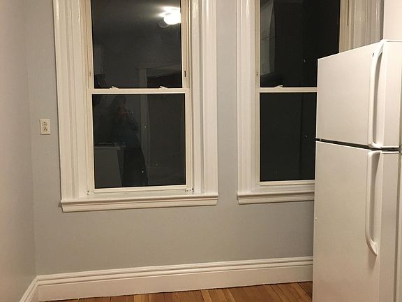 Kitchen has room for a table
