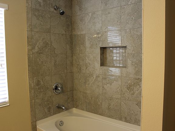 Upgraded Tile Shower
