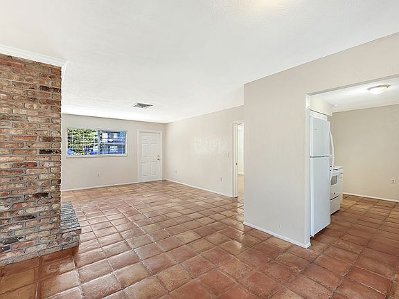 Living room and dining area