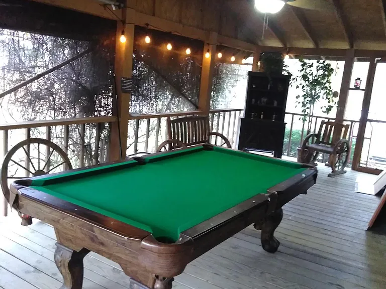 Side Porch (POOL TABLE & MOST PATIO FURNITURE INCLUDED)