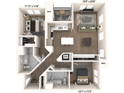 Floor plan BM14a-Signature