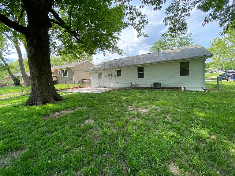 Back view of house.
