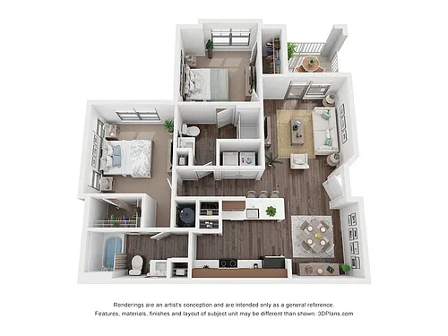 Floor plan B2A