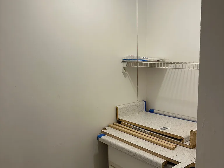 Small storage area off the Laundry room
