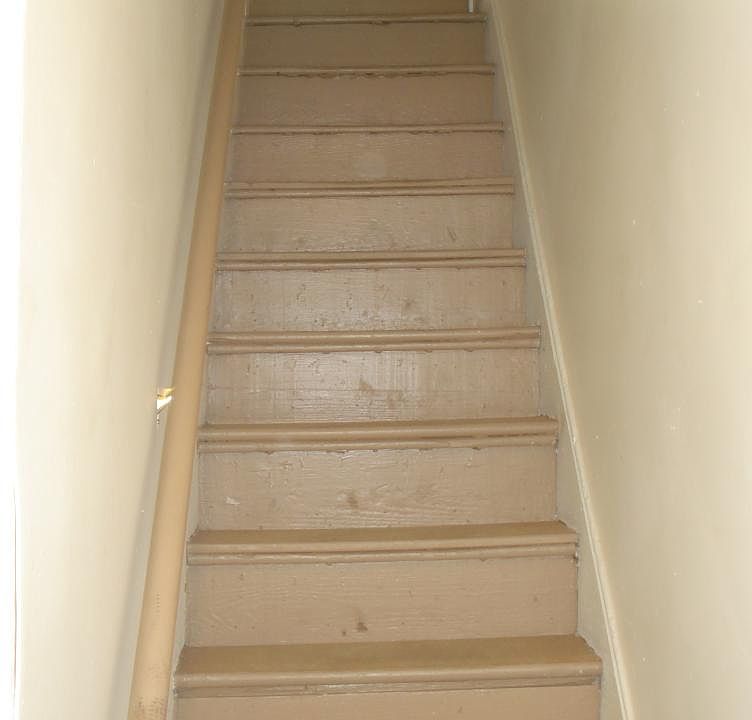 Steep steps to apartment