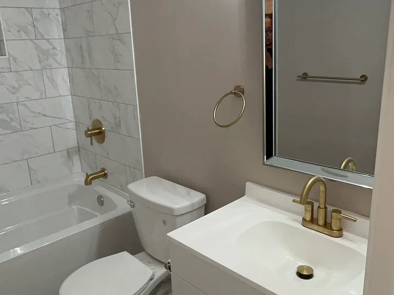 Fully Renovated Bathroom and Fixtures
