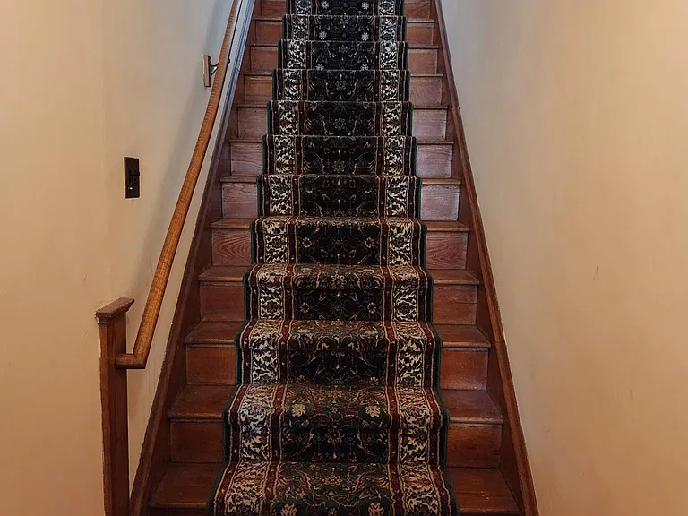 Stairs up to apartment