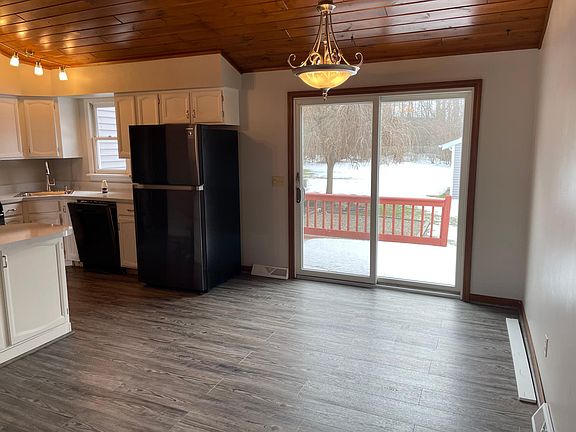 Dining area with slider to back patio...