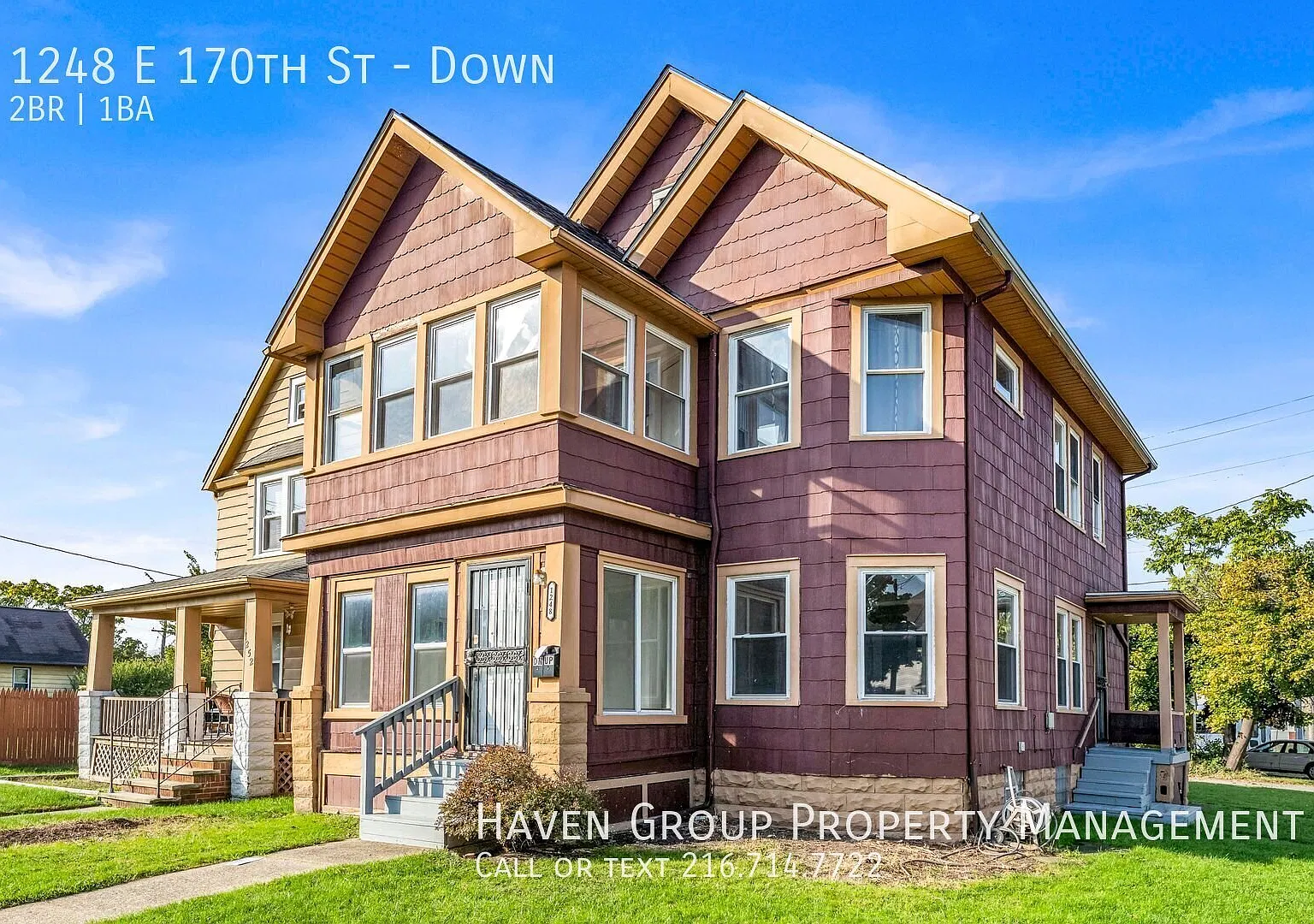 1248 E 170th St | DN, Cleveland, OH 44110 - Spacious 2-bed 1-bath multi-family home! — Photo 2