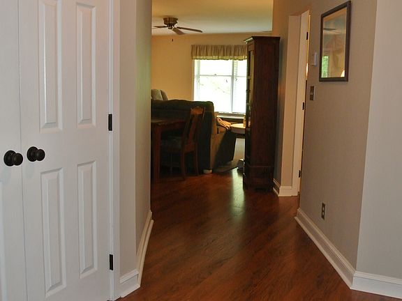Foyer with new flooring