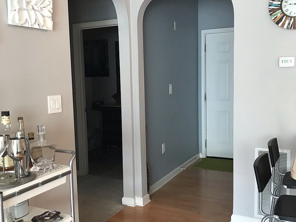 Beautiful arched hallway 