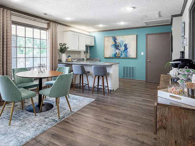 Experience modern living with this bright and inviting open dining area.